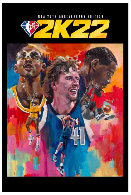 Cover for NBA 2K22 NBA 75th Anniversary Edition 